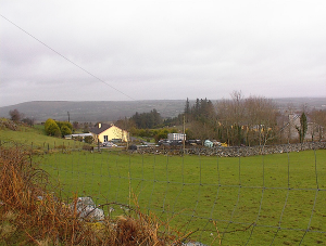 The view from Upper Shronaboy, the O'Donoghue family farm.